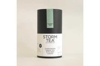 Handcrafted Gunpowder Tea with Peppermint