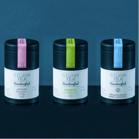 Trio of Handcrafted Tea Caddies - Sommelier range