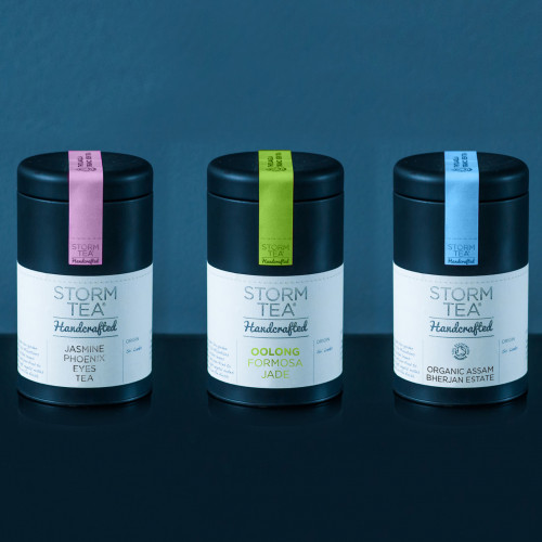 Trio of Handcrafted Tea Caddies - Sommelier range